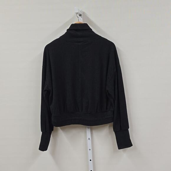 Sweaty Betty XL Pink Pull Over Mock Neck Long Sleeve Sweater Active Athletic - Picture 5 of 6